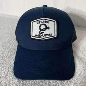 Navy Blue Haida Gwaii Mesh Back Snap Back Trucker Hat